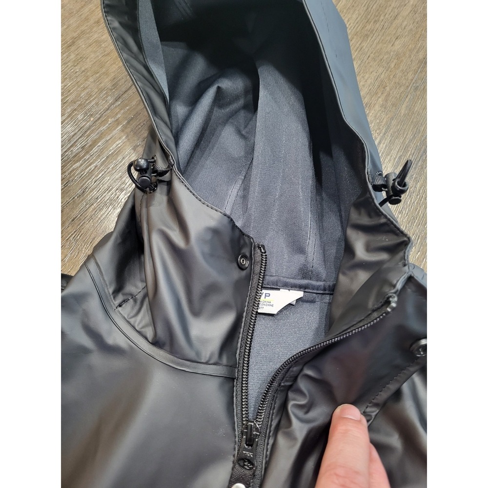 New Helly Hansen Womens Moss Rain Jacket Size Small/Petite $85 Black - Picture 7 of 11